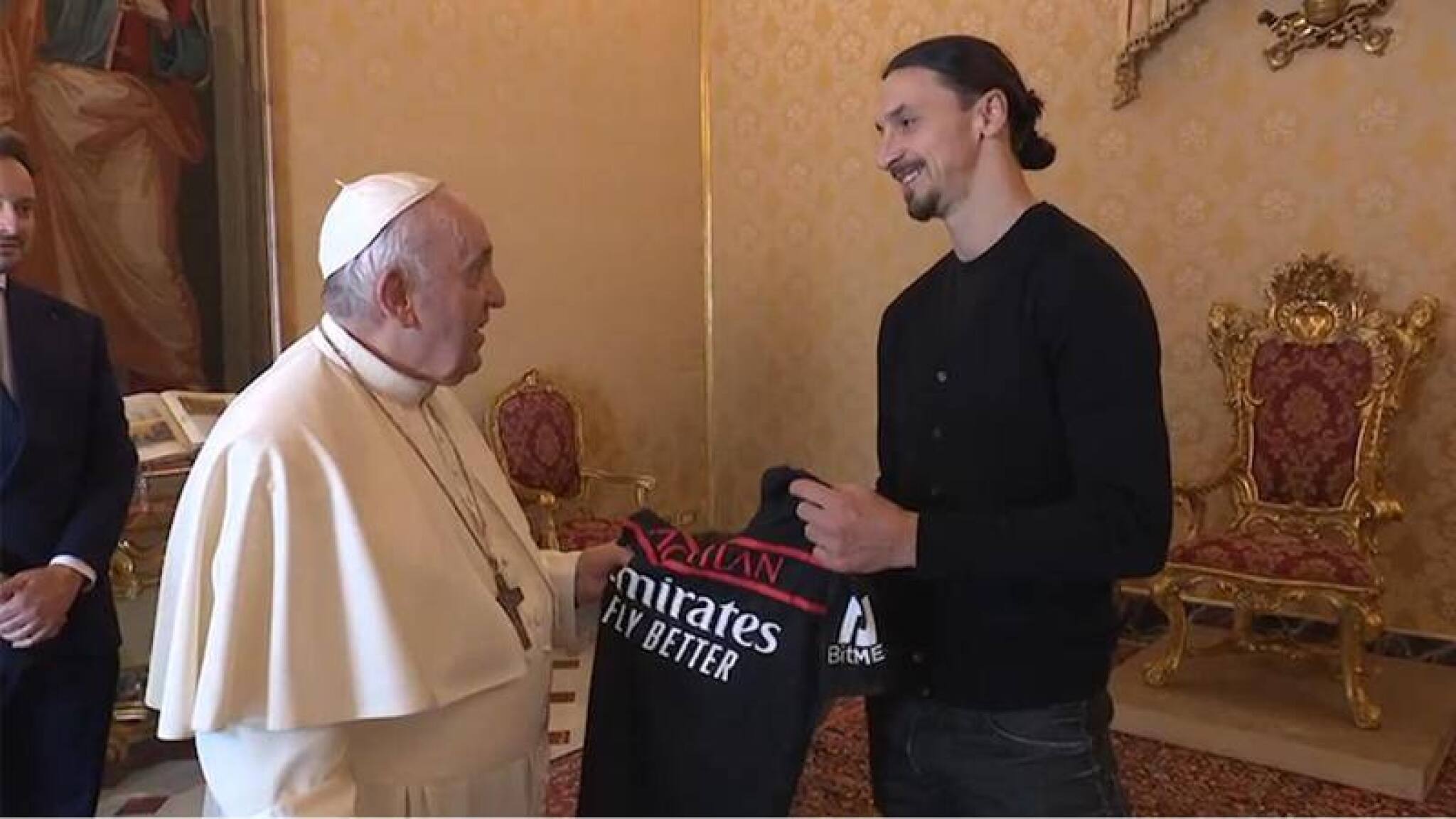 Ibrahimovic-Papa-Francisk