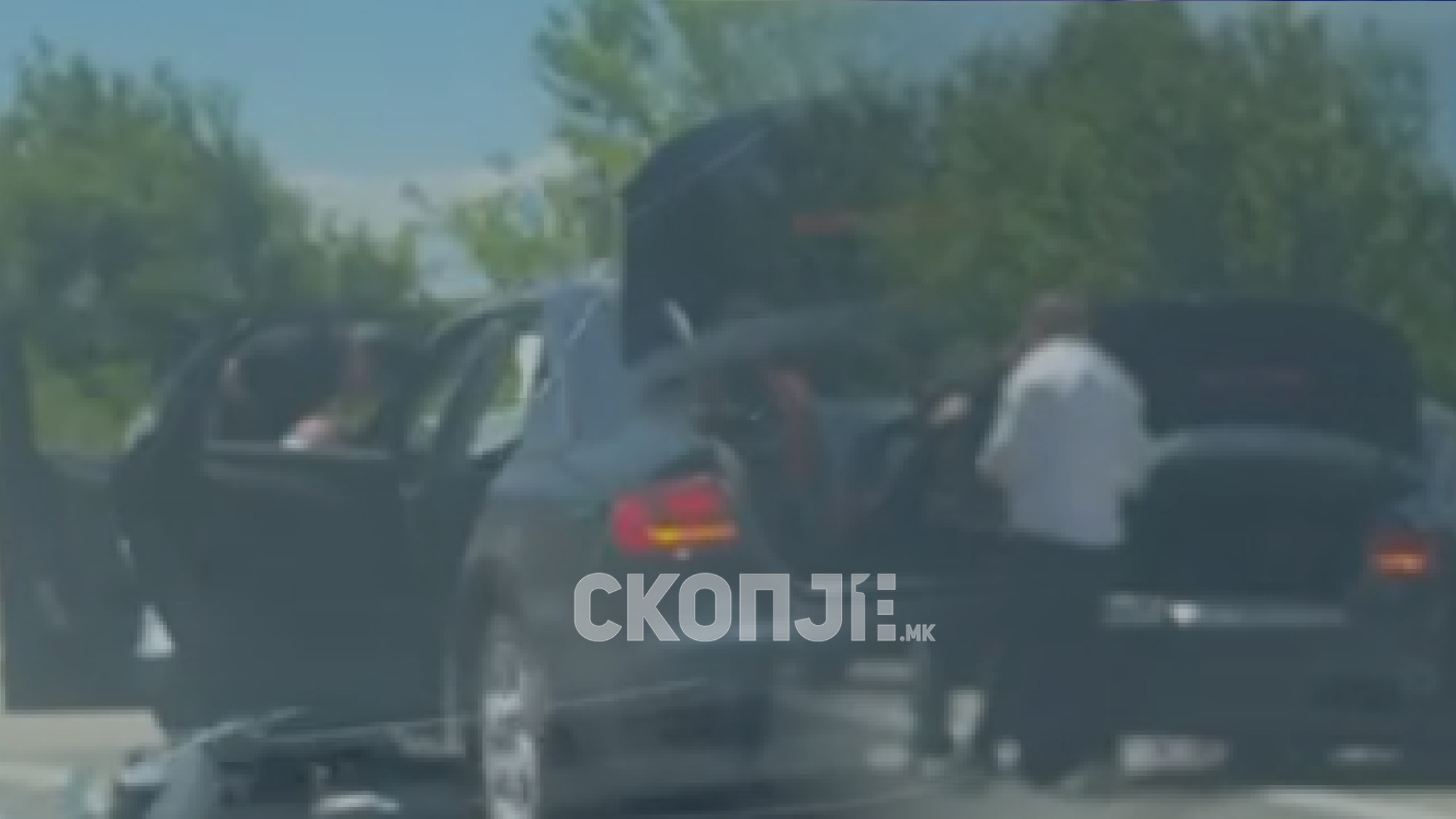 (Видео) Тешка сообраќајка на автопатот кон Скопје, веднаш по кумановската патарина