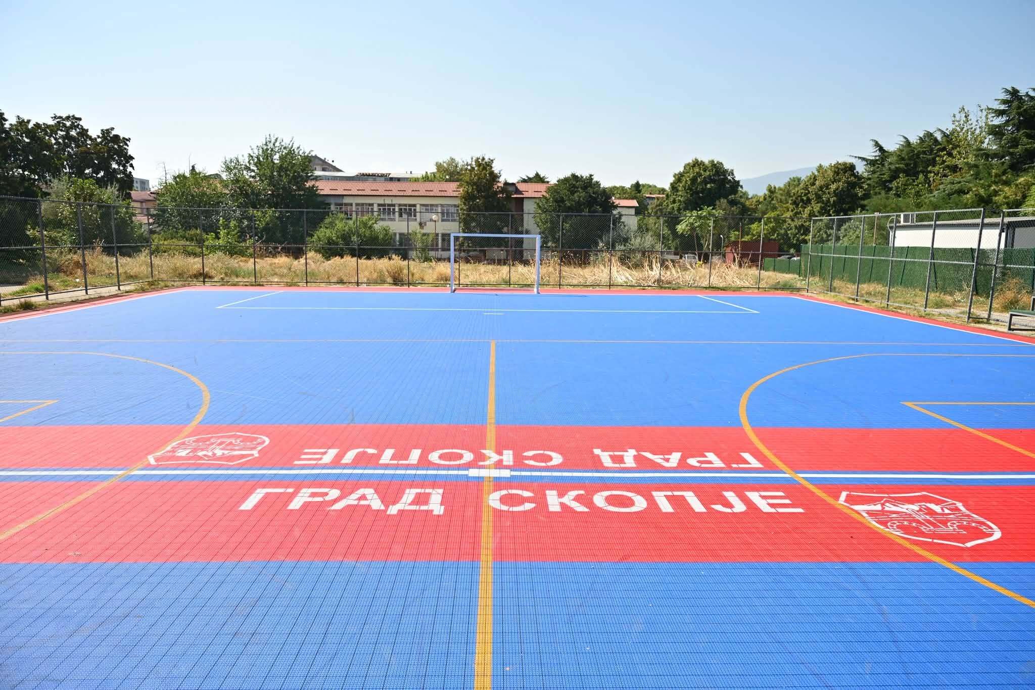 Нови спортски терени за средношколците во Скопје