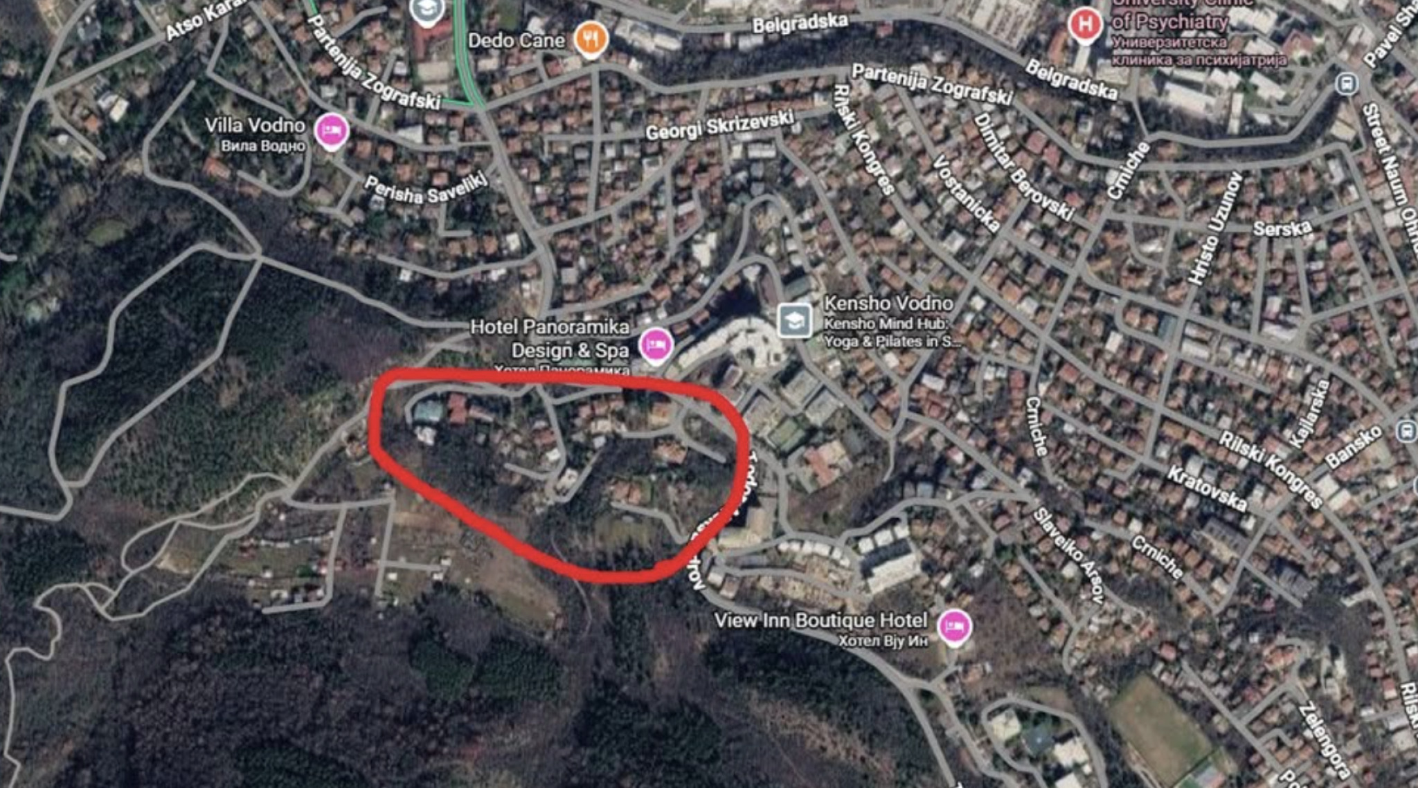 „Стоп за бетонизацијата на Водно“: Покрената петиција против ДУП-от за Барутана