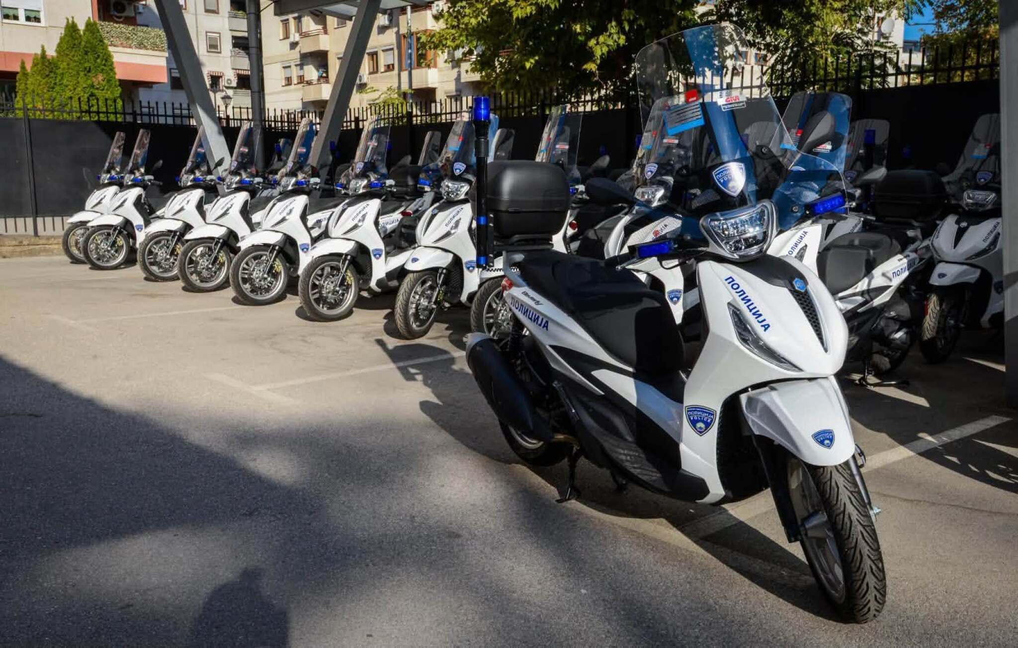 Полицијата доби 33 нови мотоцикли и комплетна опрема за контрола на сообраќајот